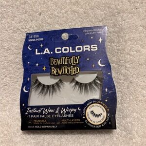 New LA colors beautifully bewitched instant wow and wispy false eyelashes